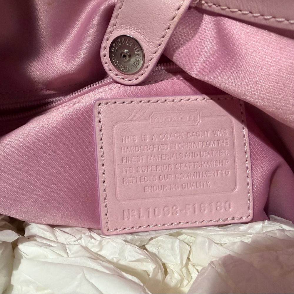 Coach pink patchwork Signature Tote Bag - Picture 5 of 5